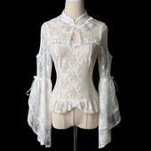 尾款 中华风JSK配套 Alice girl原创新款 Lolita蝶语 姬袖 衬衫