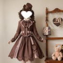 Lolita熊熊板巧系列JSK连衣裙 girl原创新款 Alice SK半裙 定金