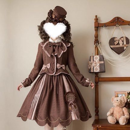 【定金】Alice girl原创新款Lolita熊熊板巧系列JSK连衣裙 SK半裙