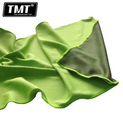 TMT冰巾运动冷感毛巾韩国魔幻降温一甩就冰男女夏季加长