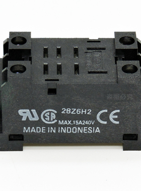 欧姆龙 小型继电器底座 基座 PTF08A-E 适用于LY2N-J 10A插座