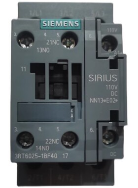 西门子抱闸接触器SIRIUS 110VDC 3RT6025-1BF40通力奥的斯电梯E02