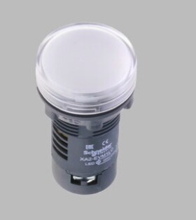 22mm施耐德 白色指示灯XB2BVB1C  XB2-BVM1LC 信号灯