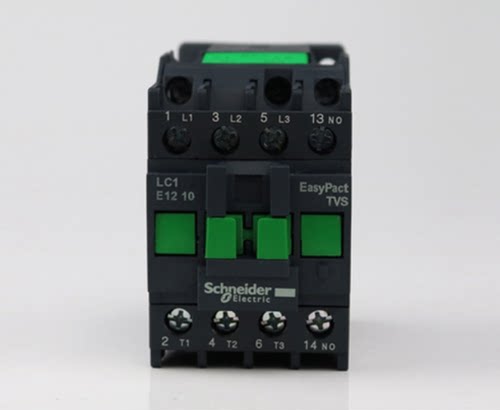 正品施耐德抱闸交流接触器四开LC1-E1210 110V电梯LC1N1210 220V