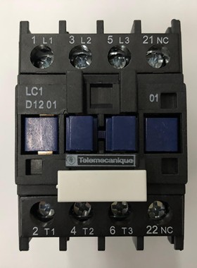 流接触器Telemecanique LC1-D12...N LC1-D1201 AC220V抱闸电