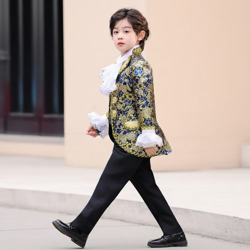 王子服装儿童欧式中世纪宫廷礼服
