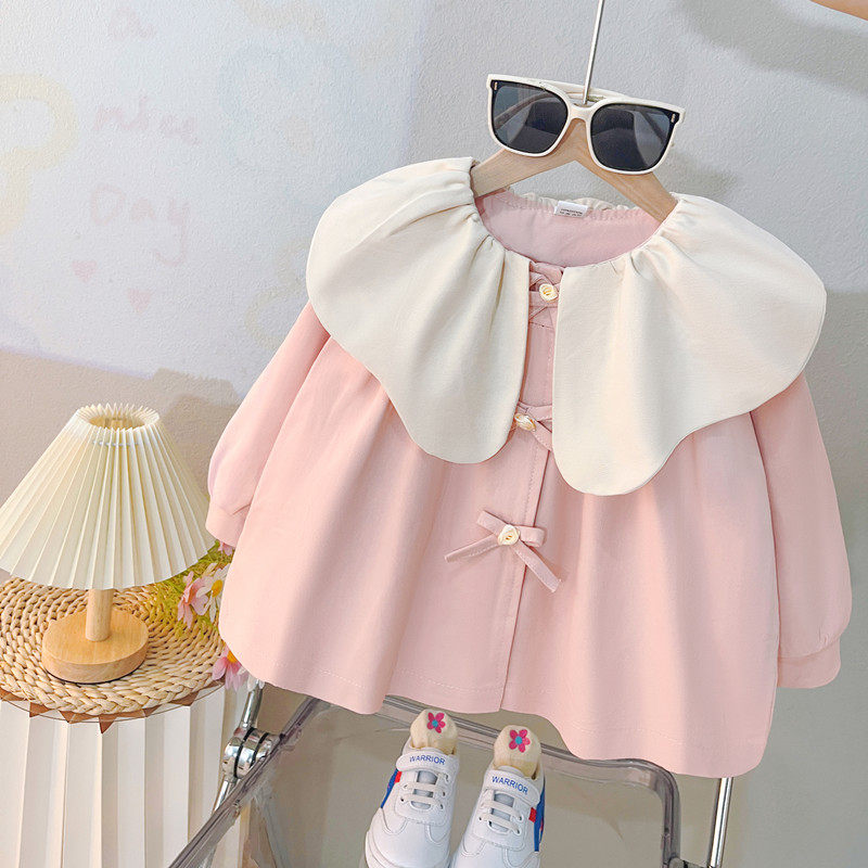 女童风衣外套春秋款2025新款洋气童装儿童秋装婴儿衣服小女孩上衣,童装/婴儿装/亲子装,风衣,淘宝优惠券,粉丝福利购,淘宝优惠卷