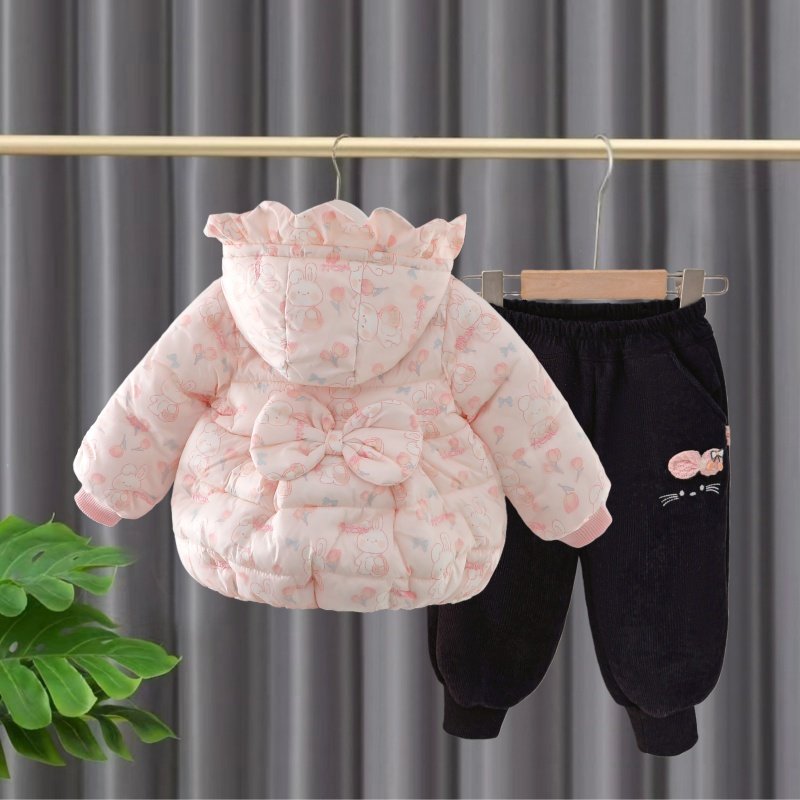 女童秋冬季套装2025新款网红儿童加绒棉衣两件套洋气宝宝加厚棉服,童装/婴儿装/亲子装,套装,淘宝优惠券,粉丝福利购,淘宝优惠卷