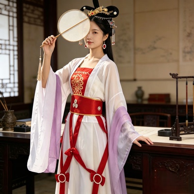 嫦娥仙子COS服元旦国庆节日表演服年会舞蹈表演月宫仙子嫦娥服装