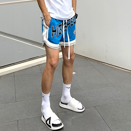 UNCLEBLUE短裤宽松潮透气篮球裤