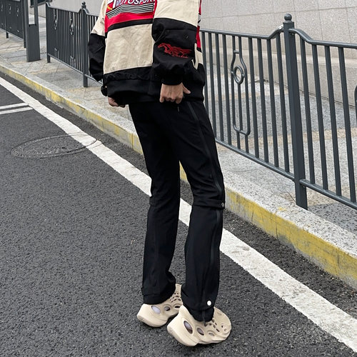 UNCLEBLUE长裤机能街头休闲裤