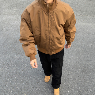 cleanfit高级感痞帅短款 UNCLEBLUE90白鸭绒美式 飞行员羽绒服男士