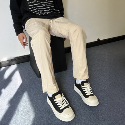 复古休闲裤可调节男女长裤
