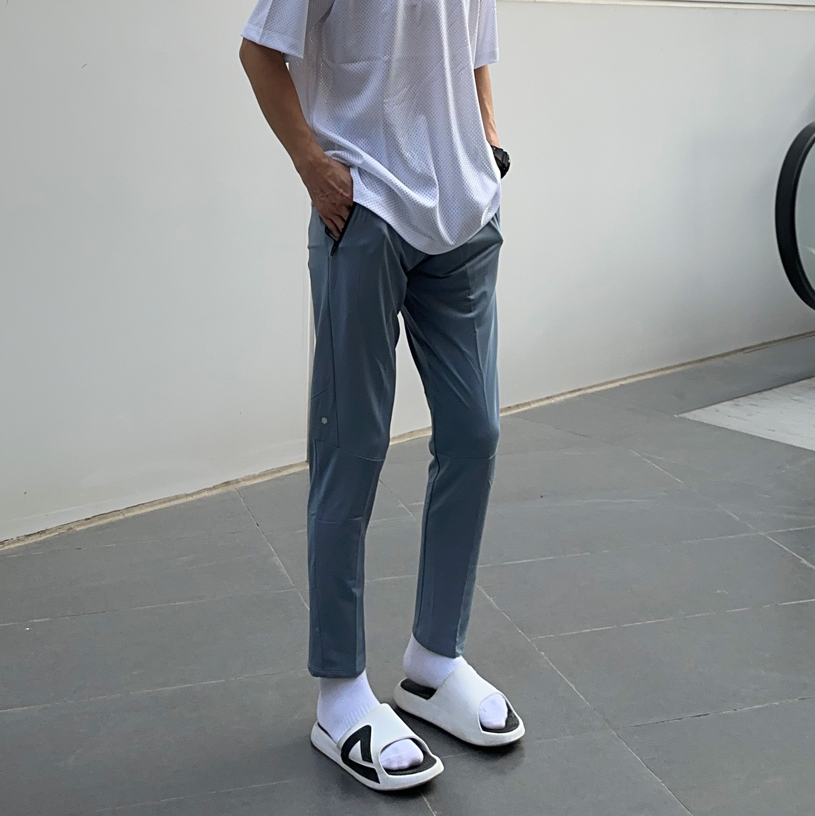 UNCLEBLUE长裤宽松潮速干休闲裤