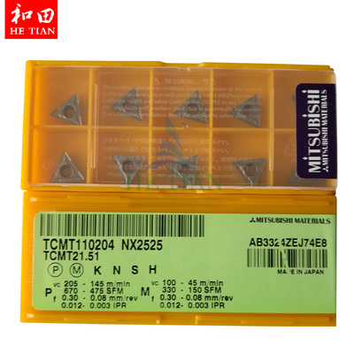 日本三菱数控刀具车刀片TCMT110204-NX2525/HTI10和田刀具直销