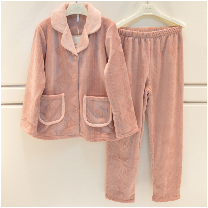 妮可雅女士复合绒薄款夹棉保暖