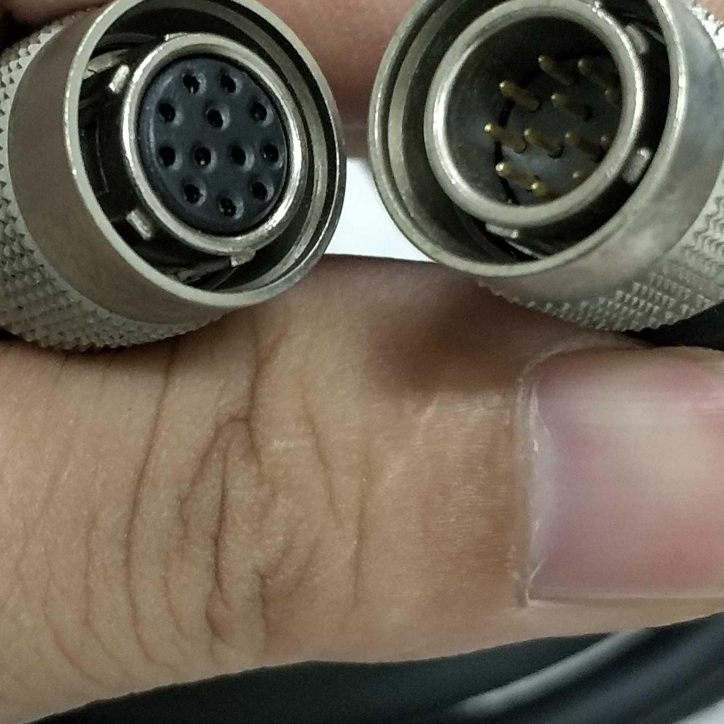 日本原装拆机工业相机线2M米 12针 公母头实物拍照九九成新