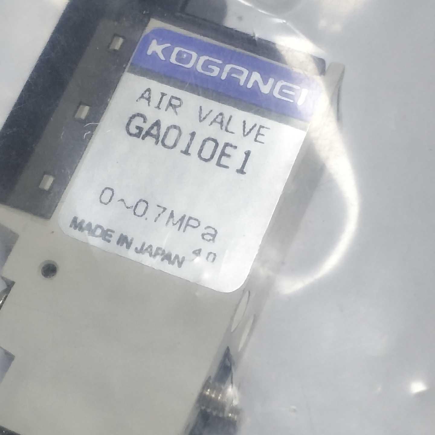 坤圣 KOGANEI AIR VALVE GA010E1 24VDC 0~0.7MPA