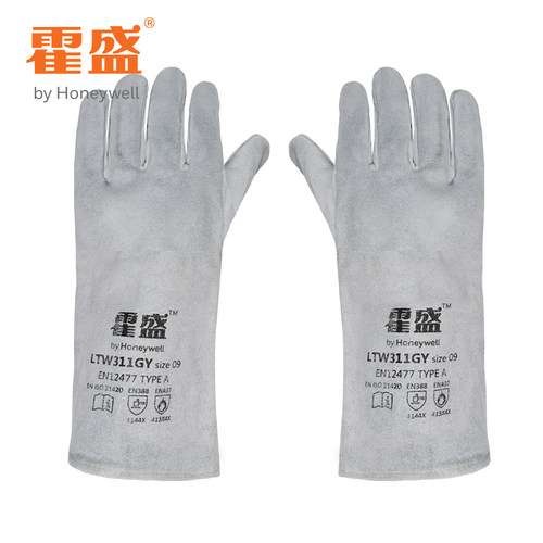 霍尼韦尔手套牛皮灰色