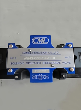 台湾原装CML全懋电磁阀WH43-G02-C4-D24-N WH43-G02-C4-A220-N