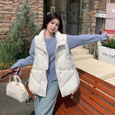加肥加大码轻薄羽绒服马甲女背心200斤胖mm韩版230胖妹妹坎肩宽松