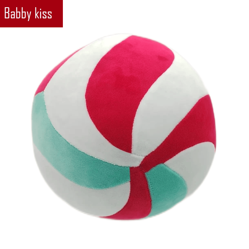 儿童毛绒排球手球幼儿园学校体育生奖品运动室内训练比赛柔软玩具