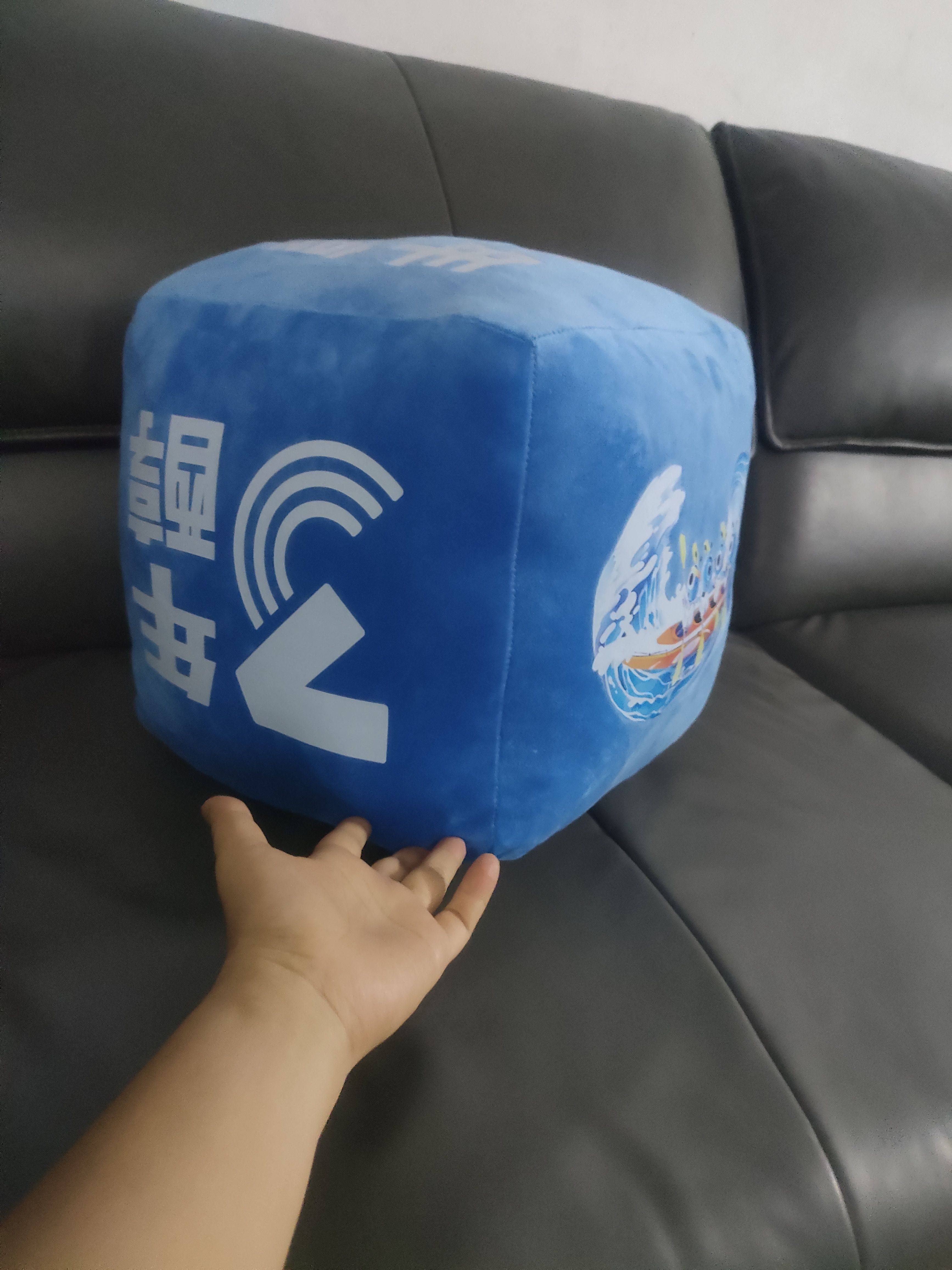 定制团建活动毛绒大色子35cm40cm50cm60cm彩色游乐场道具玩具节日