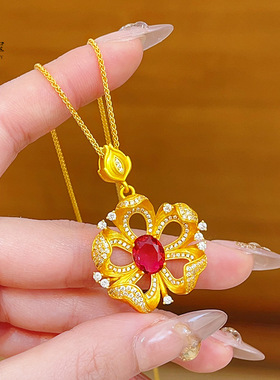 金店同款沙古法点钻岁青莲