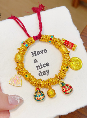 金店同款沙999黄财神吞兽