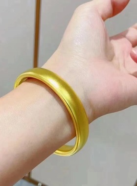 古法素面轮胎手镯女款越南