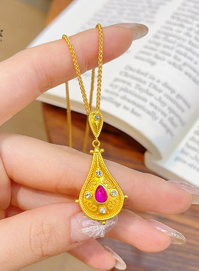 金店同款沙点钻如意琵琶吊