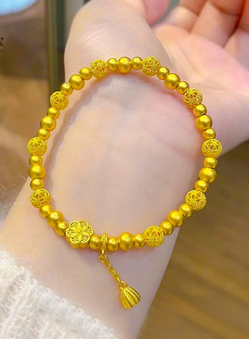 古法传承沙金999六相花莲