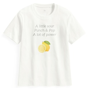 印花T恤 柠檬厚版 女 诚衣 lativ