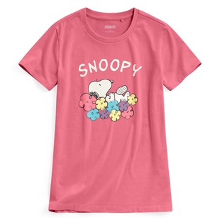史努比系列印花T恤 女 诚衣 lativ
