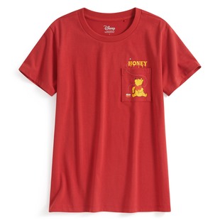 迪士尼系列口袋印花T恤 女 诚衣 lativ