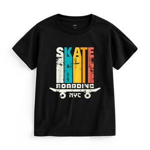 童 滑板印花T恤 lativ 诚衣