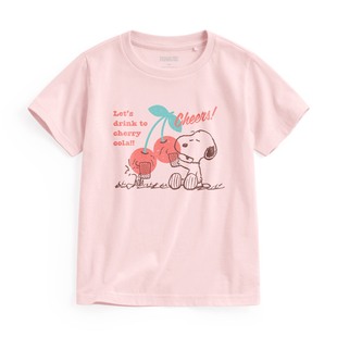 史努比系列印花T恤 童 诚衣 lativ