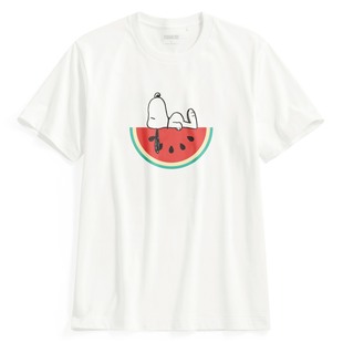 史努比系列印花T恤 男 诚衣 lativ