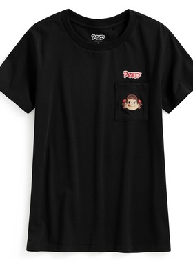 lativ 诚衣 PEKO & POKO口袋电绣T恤-08-女