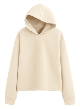 lativ 诚衣 运动空气层短版连帽上衣-女