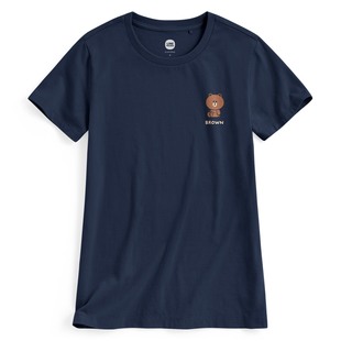 lativ FRIENDS印花T恤 LINE 女 诚衣