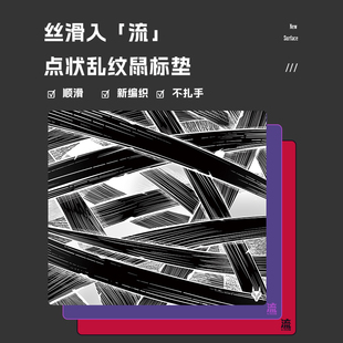 点阵细面乱纹鼠标垫顺滑游戏CS2防潮长TTK三角洲行动 流 GLOW