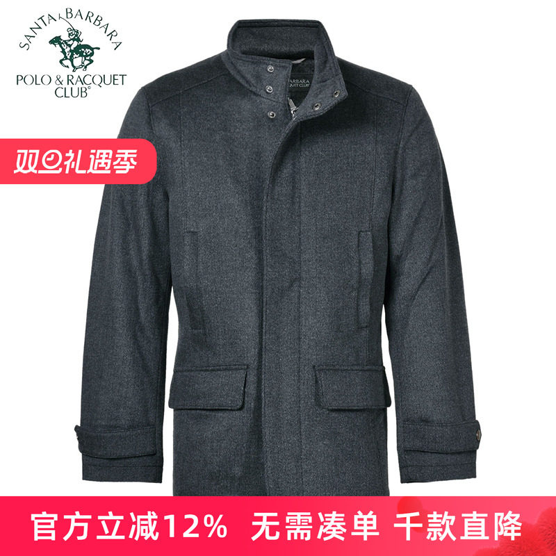 外套立领大码商务休闲夹克爸爸装
