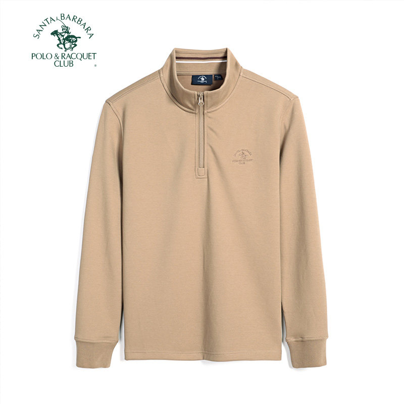 圣大保罗男装秋冬款长袖T恤男士简约立领休闲百搭套头打底衫上衣,男装,T恤,淘宝优惠券,粉丝福利购,淘宝优惠卷