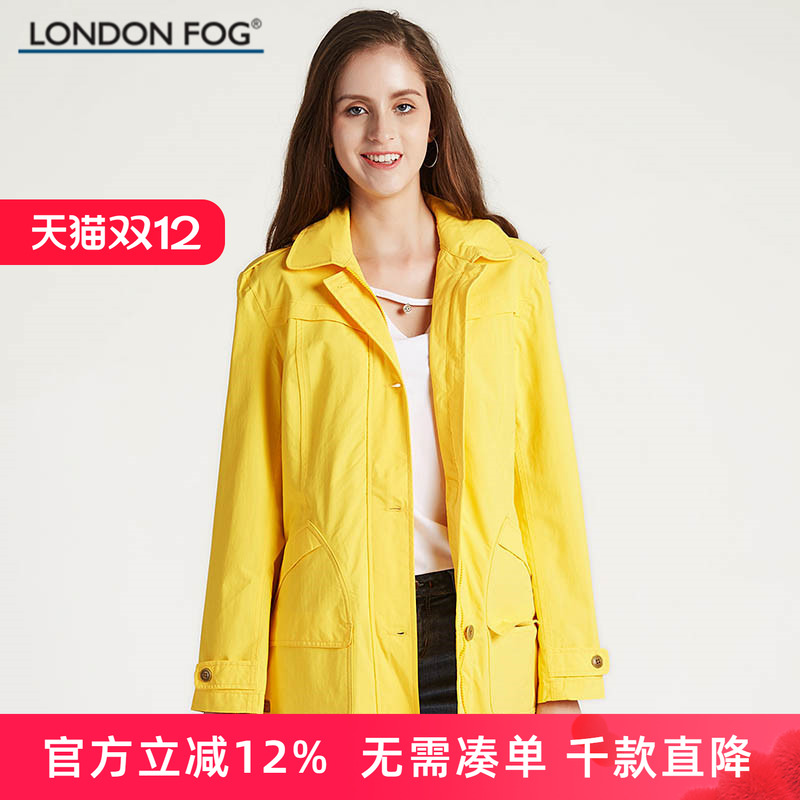 fog伦敦雾女士薄款休闲衫防风衣