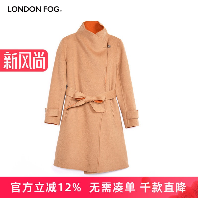 LONDONFOG中长款昵绒风衣