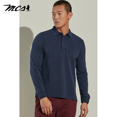 MCS万宝路男装休闲长袖T恤