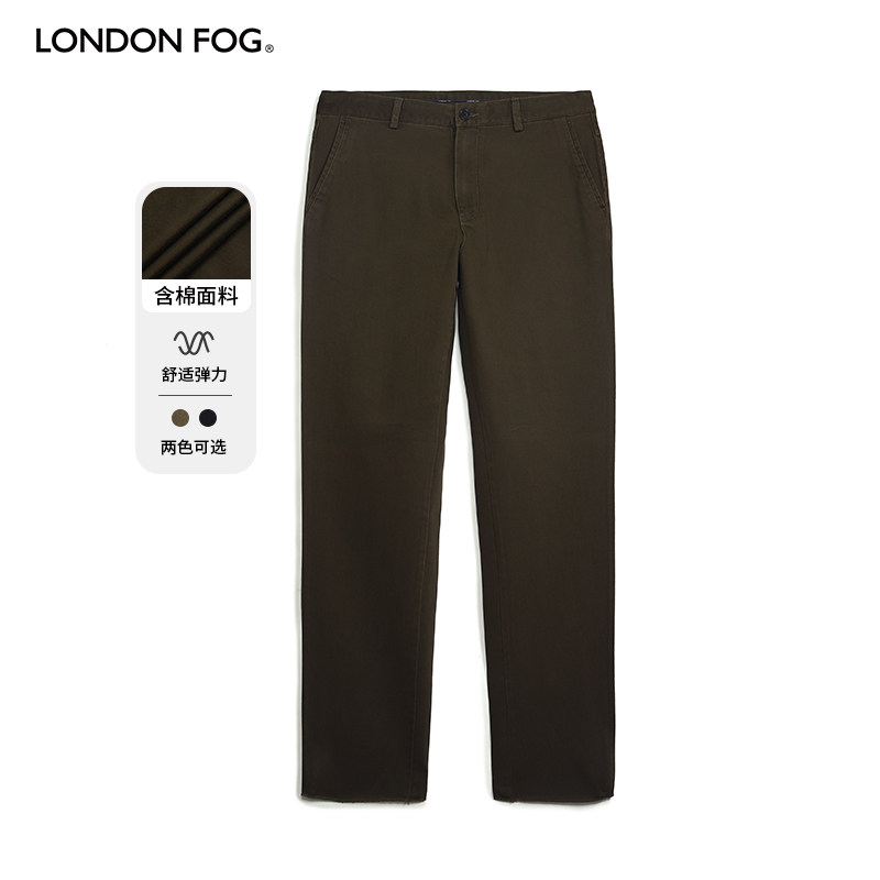 LONDONFOG男士休闲裤秋冬款棉弹