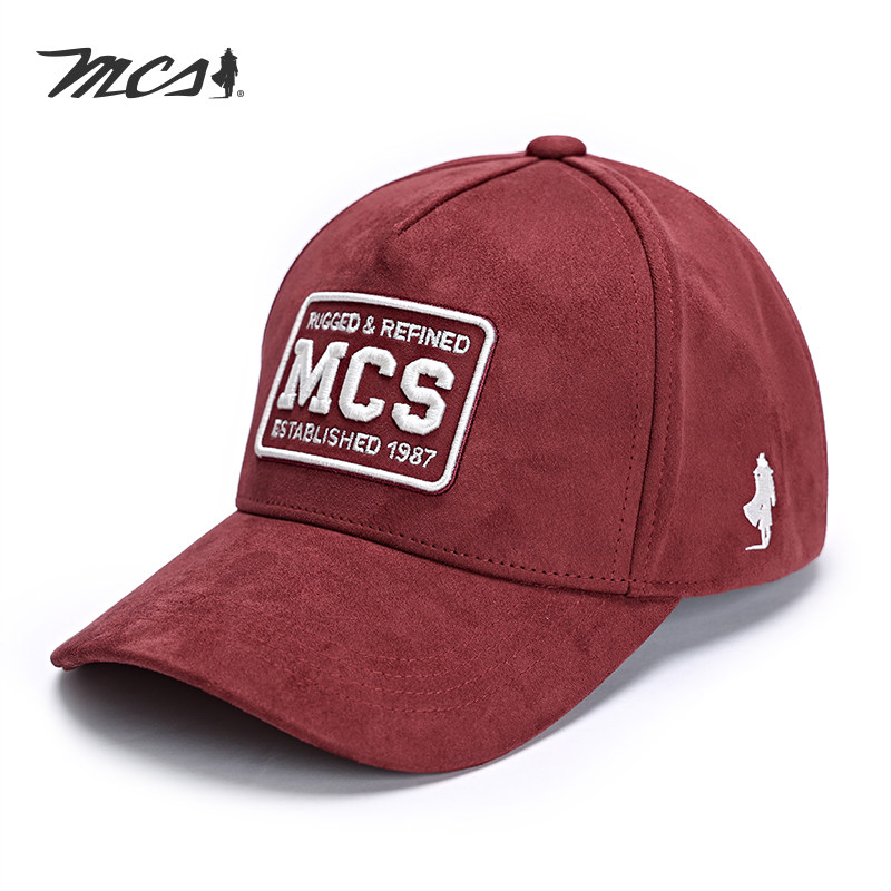 MCS美式复古logo刺绣棒球帽