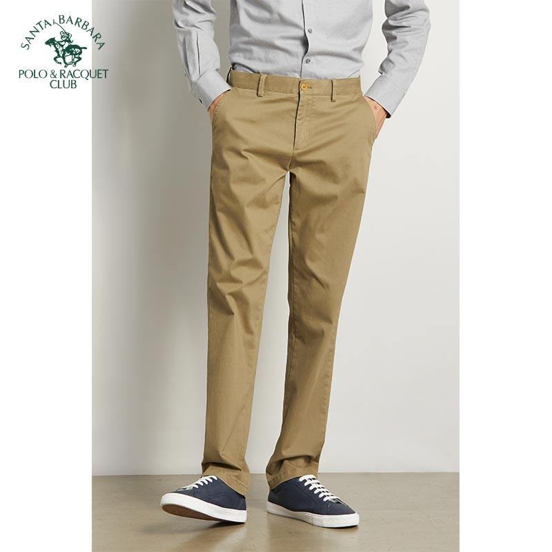 圣大保罗男裤秋冬款商务休闲裤中年爸爸装长裤子百搭男士微弹男装